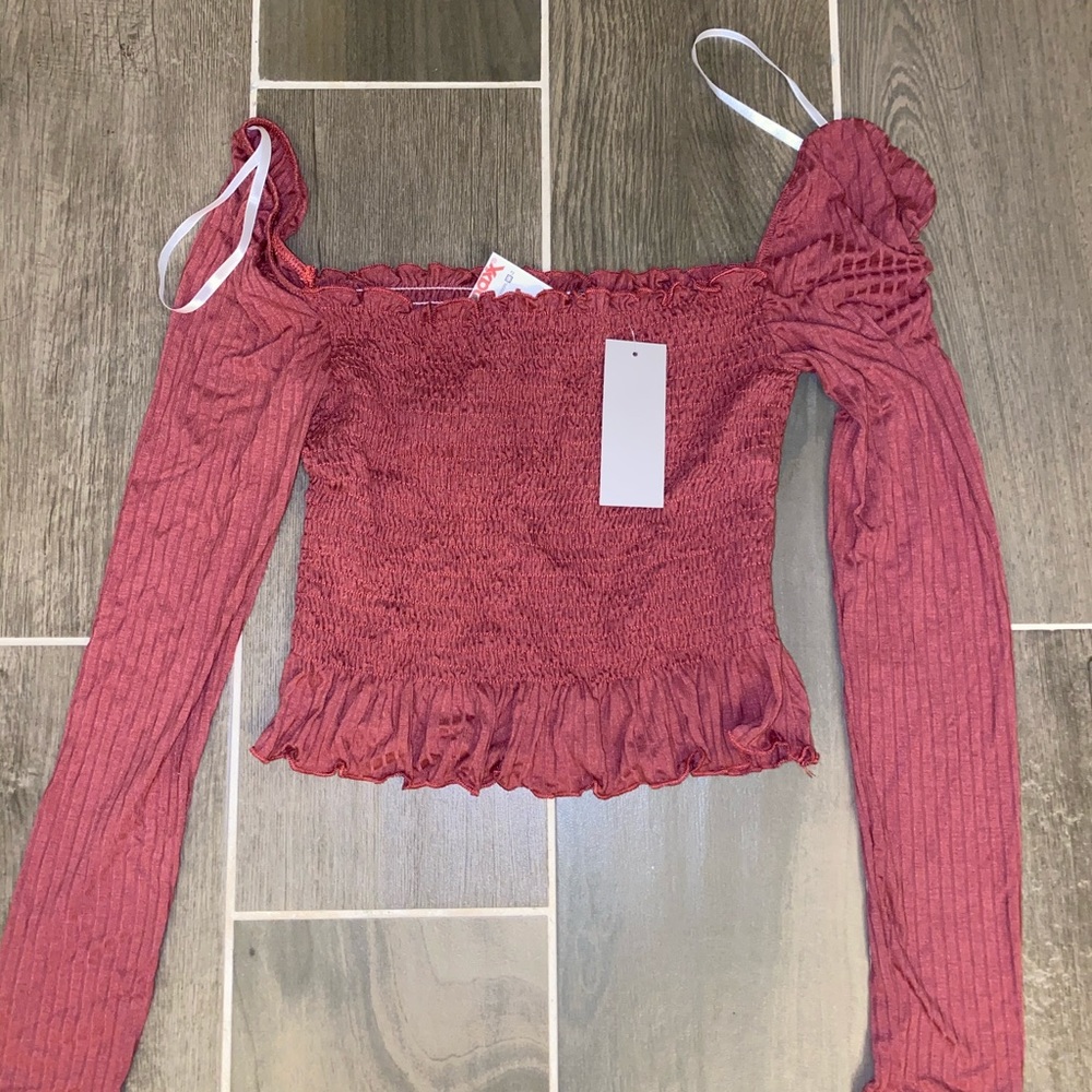 Pink crop top